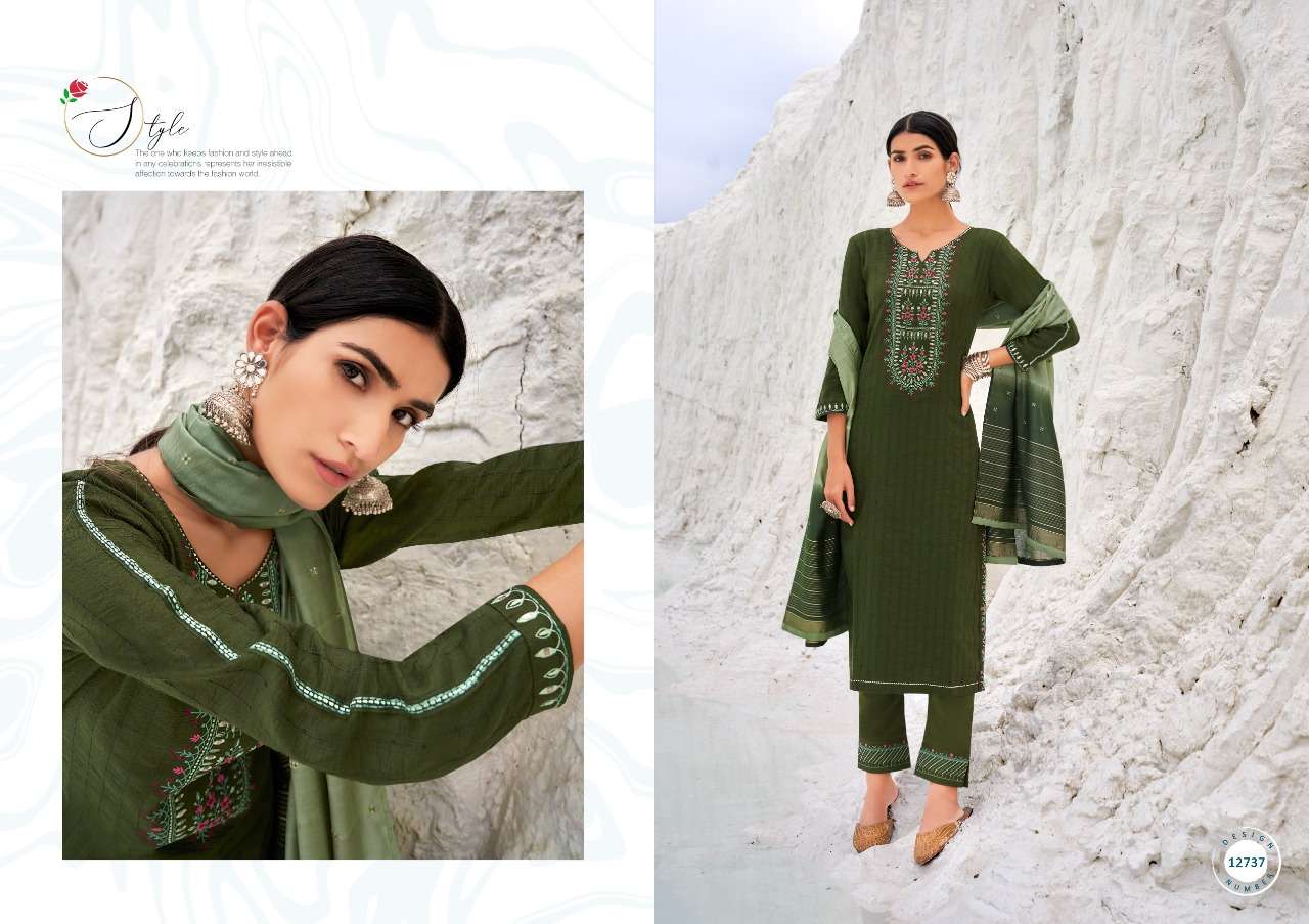 Kajree  Cartir Ready Made Top With Bottom And Dupatta Catalog