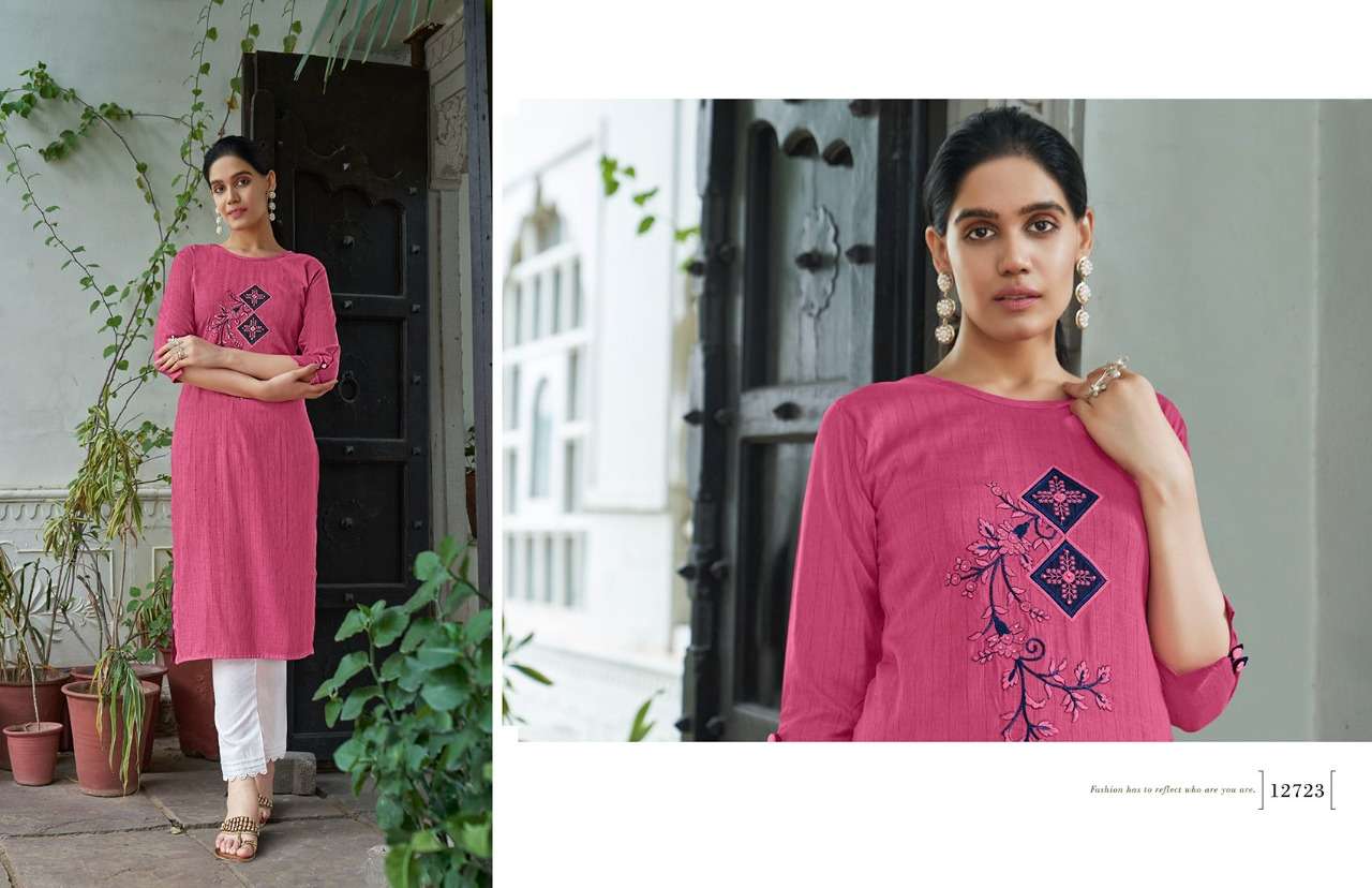 Kalaroop Broccoli Vol 2 Rayon With Fancy Hand Work Kurtis Catalog