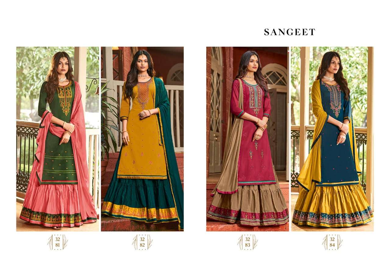 Kessi  Sangeet  Latest Festival Jam Silk With Embroidery Work Readymade Suits  Catalog