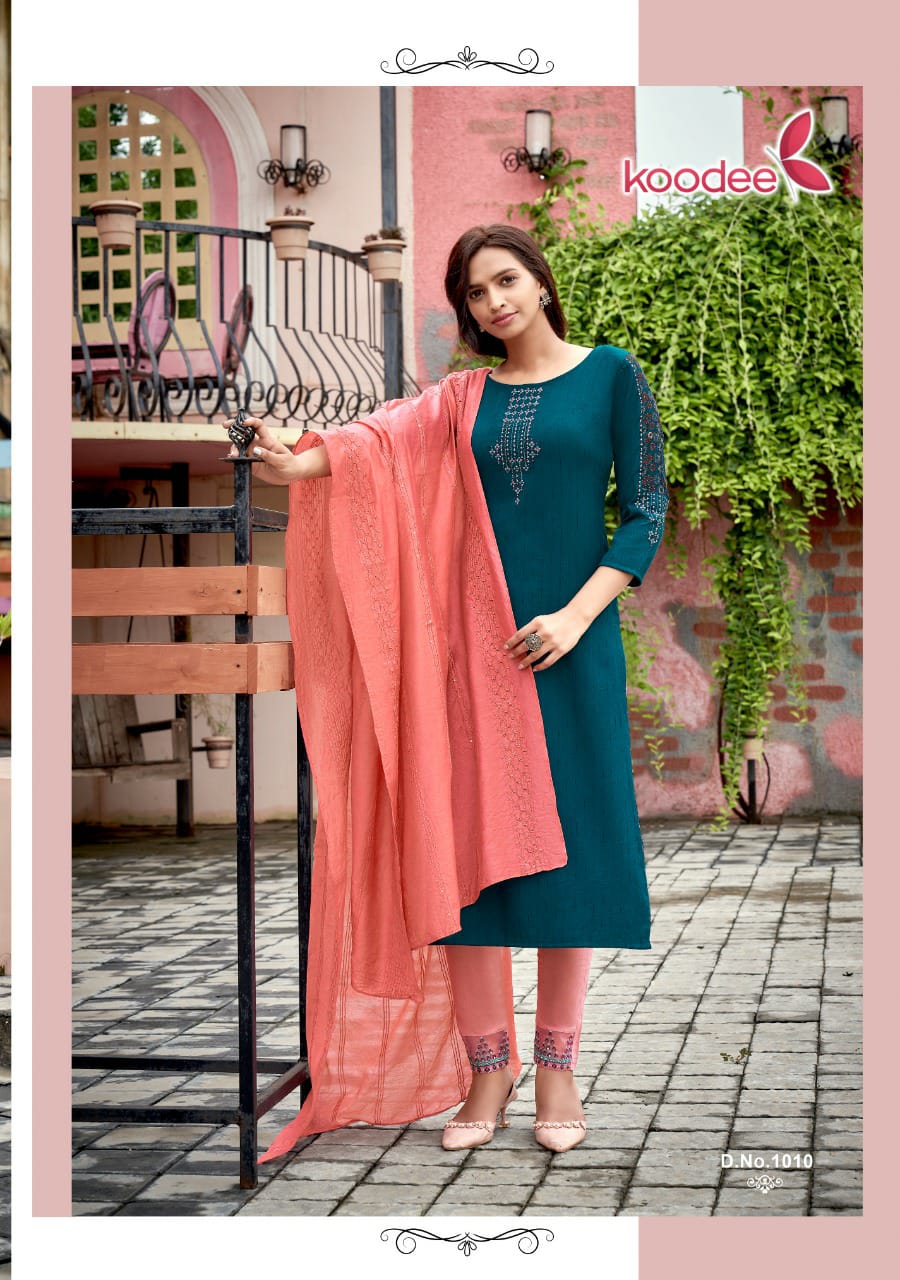 Koodee Saheli Vol  12 Festive Wear Ready Made Catalog