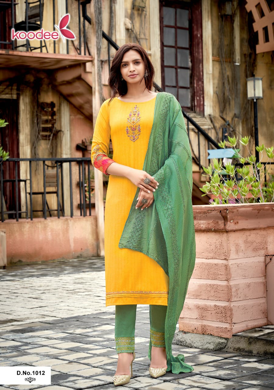 Koodee Saheli Vol  12 Festive Wear Ready Made Catalog