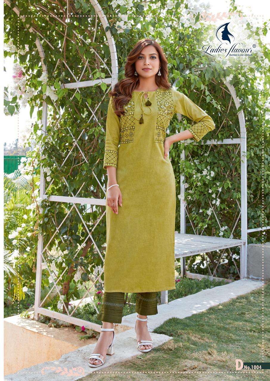 Ladies Flavour Belliza Kurti With Bottom Wholesale Catalog