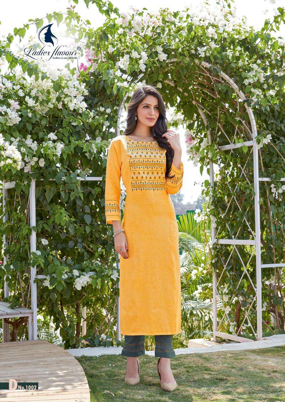 Ladies Flavour Belliza Kurti With Bottom Wholesale Catalog