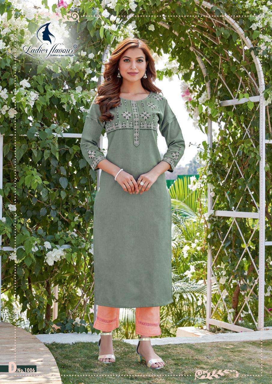 Ladies Flavour Belliza Kurti With Bottom Wholesale Catalog