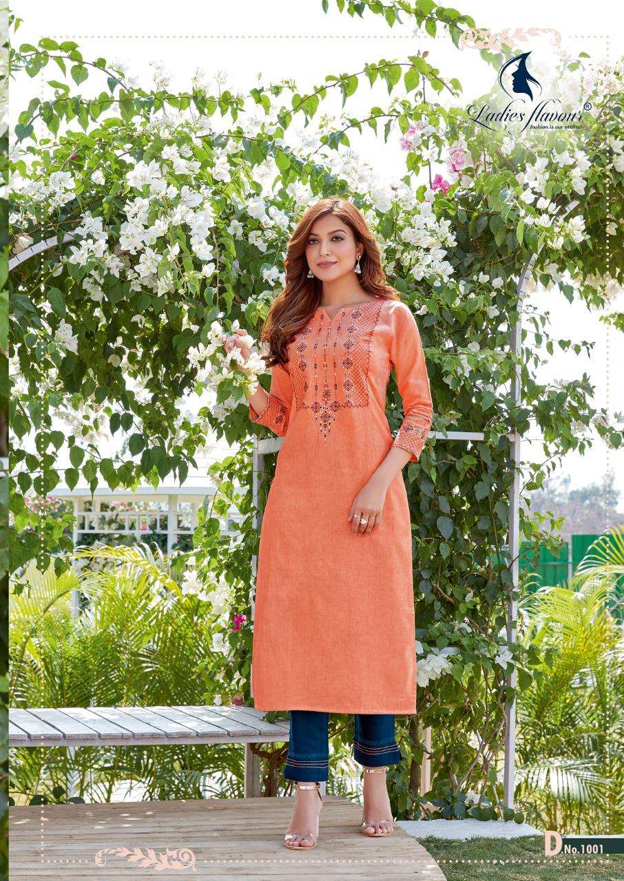 Ladies Flavour Belliza Kurti With Bottom Wholesale Catalog