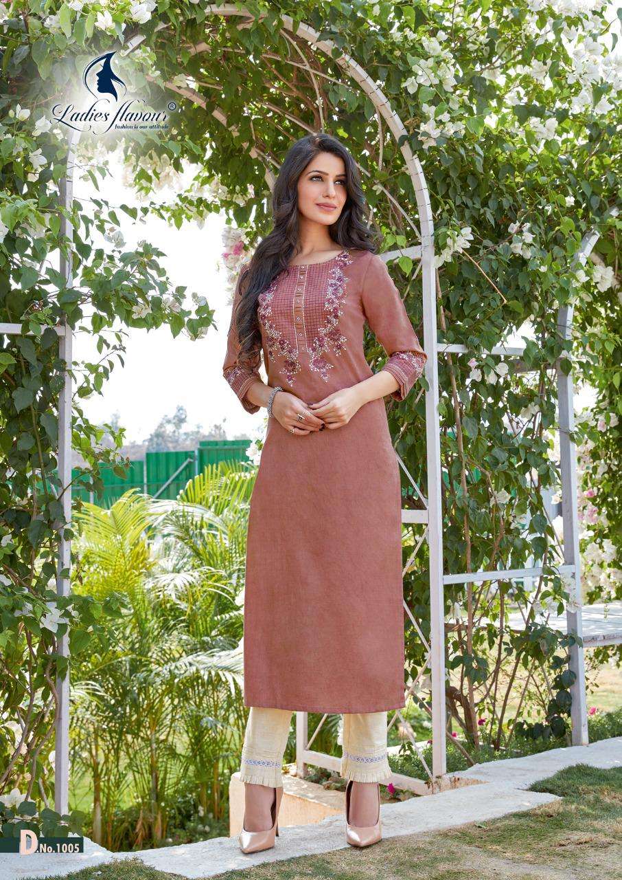 Ladies Flavour Belliza Kurti With Bottom Wholesale Catalog