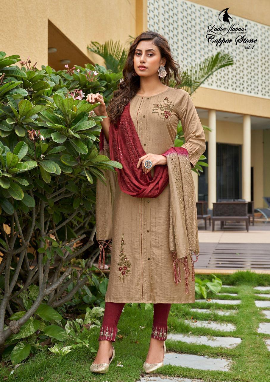Ladies Flavour Copper Stone  Vol 4 Ready Made Catalog
