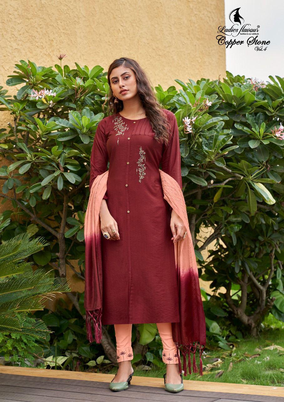 Ladies Flavour Copper Stone  Vol 4 Ready Made Catalog