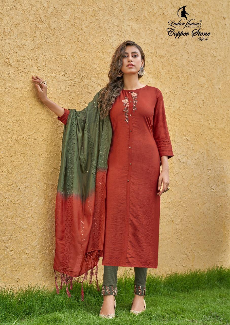 Ladies Flavour Copper Stone  Vol 4 Ready Made Catalog