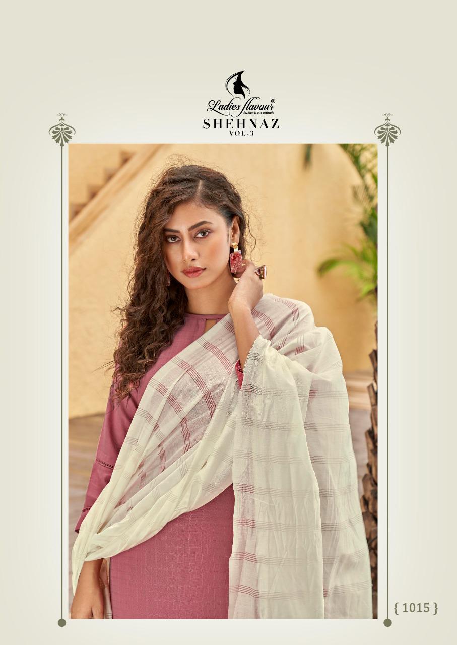 Ladies Flavour Shehnaz Vol  3 Ethnic Wear Ready Made Catalog Buy Kurti Wholesale Catalog 8 Pcs