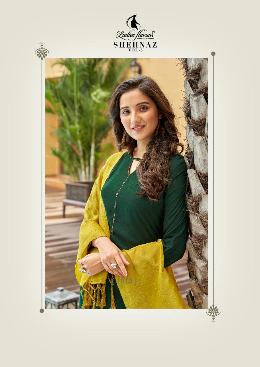 Ladies Flavour Shehnaz Vol  3 Ethnic Wear Ready Made Catalog Buy Kurti Wholesale Catalog 8 Pcs