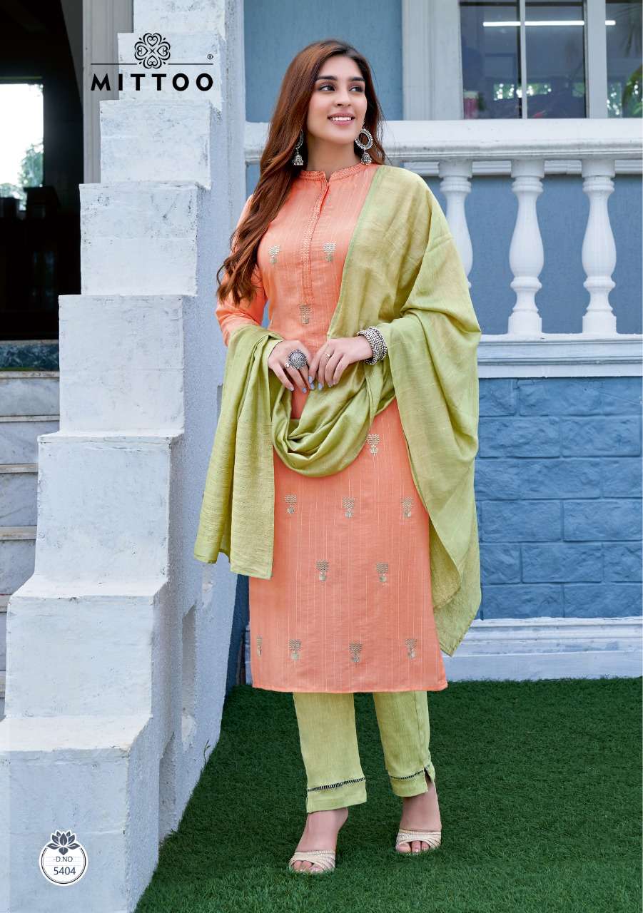 Mittoo Noor Vol 1 Viscose Fancy Ready Made Collection Kurti Bottom With Dupatta Catalog
