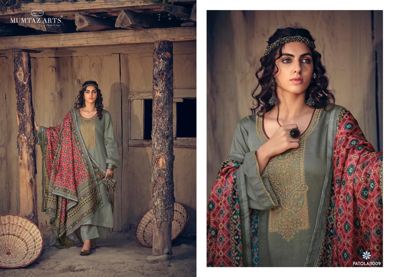 Mumtaz Art Patola Wholesale Cotton Dress Material Catalogue