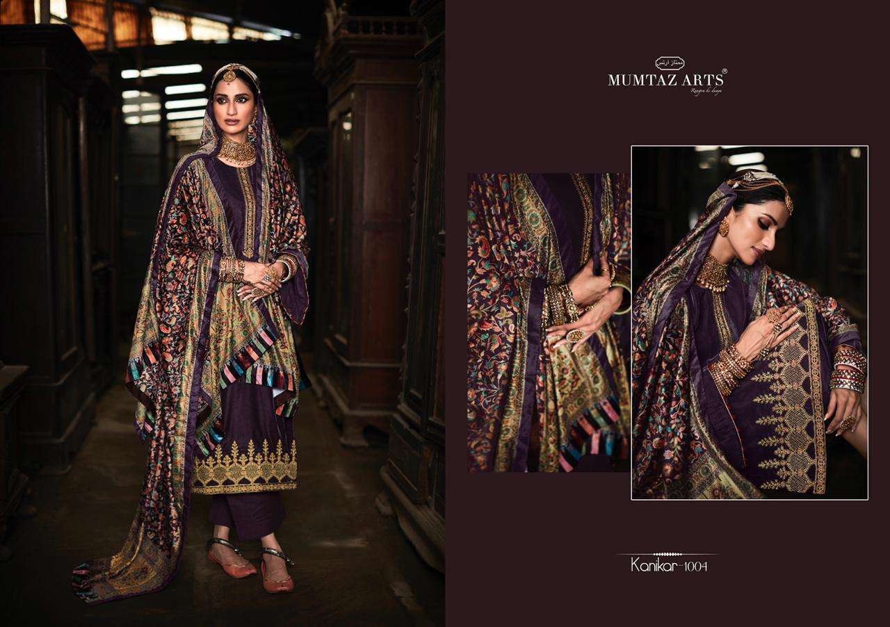Mumtaz Arts Kanikar Velvet Vol 2 Velvet With Neck & Daman Embroidery Salwar Suits Catalog