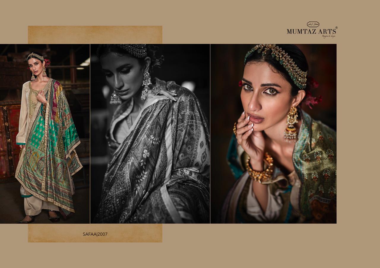 Mumtaz Arts Safaa Velvet Vol  1  Pashmina Winter Salwar Suit Wholesale