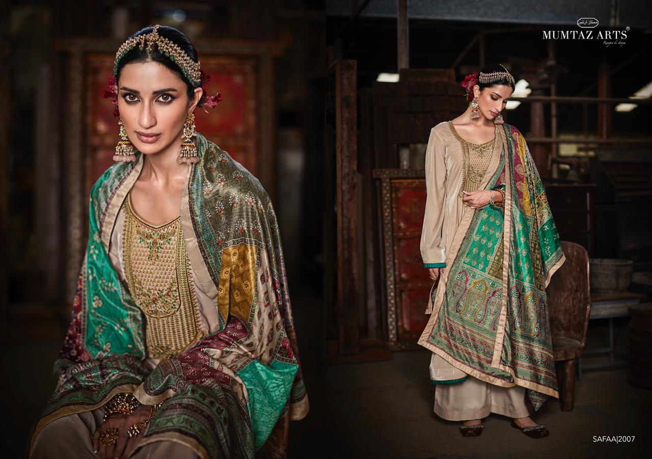 Mumtaz Arts Safaa Velvet Vol  1  Pashmina Winter Salwar Suit Wholesale