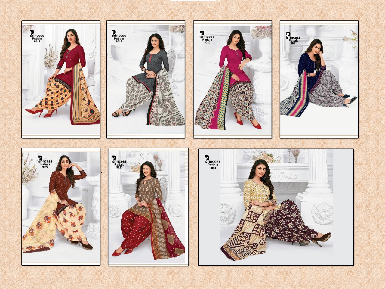 Premnath Princess Patiala Vol4 Ready Made Cotton Catalog