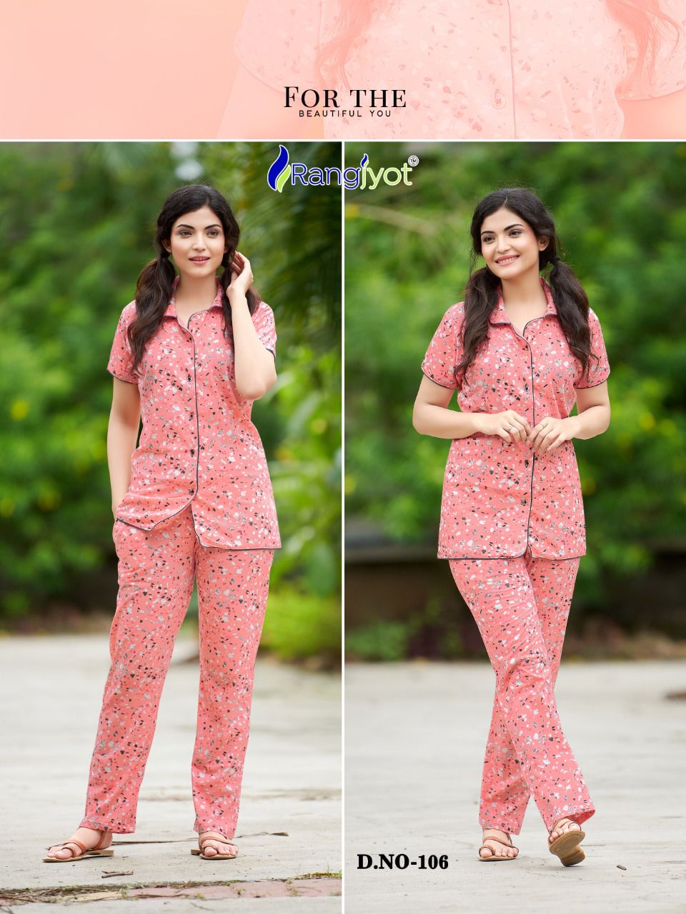 Rangjyot Hosiery Cotton Printed Night Suit Catalog
