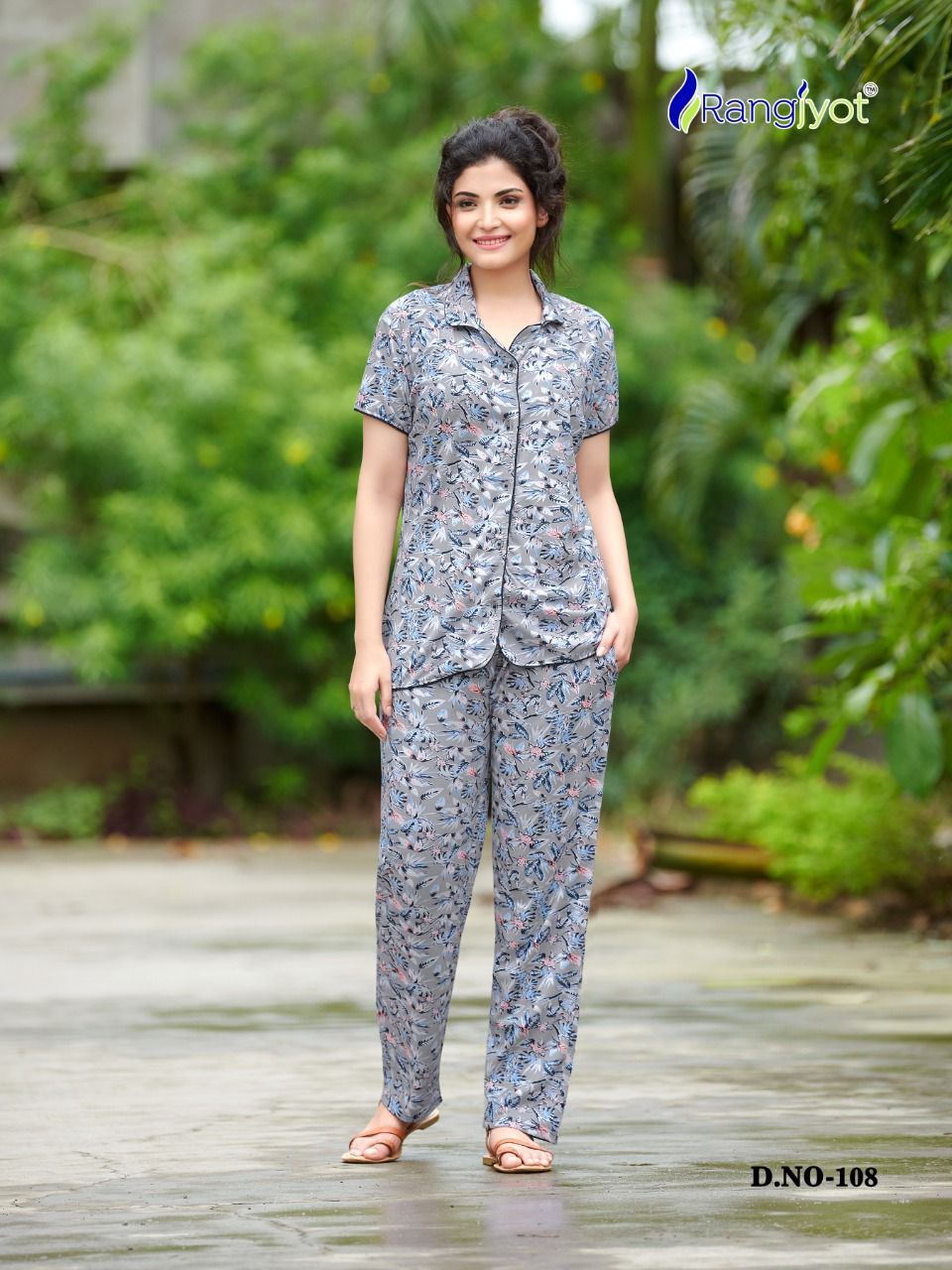 Rangjyot Hosiery Cotton Printed Night Suit Catalog
