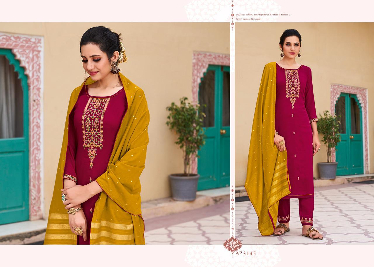 Rangoon Glory Designer Silk Festive Wear Readymade Catalog