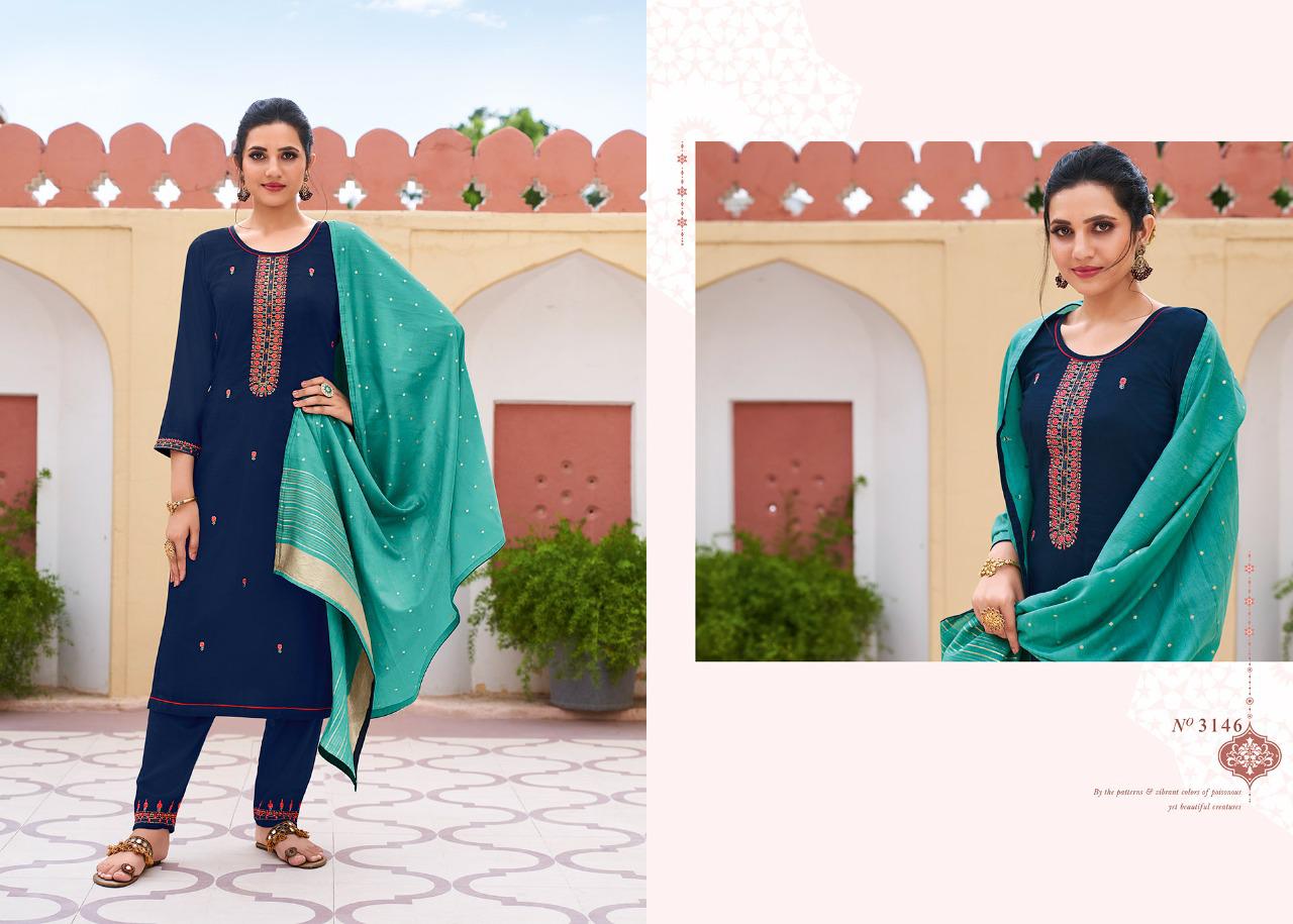 Rangoon Glory Designer Silk Festive Wear Readymade Catalog