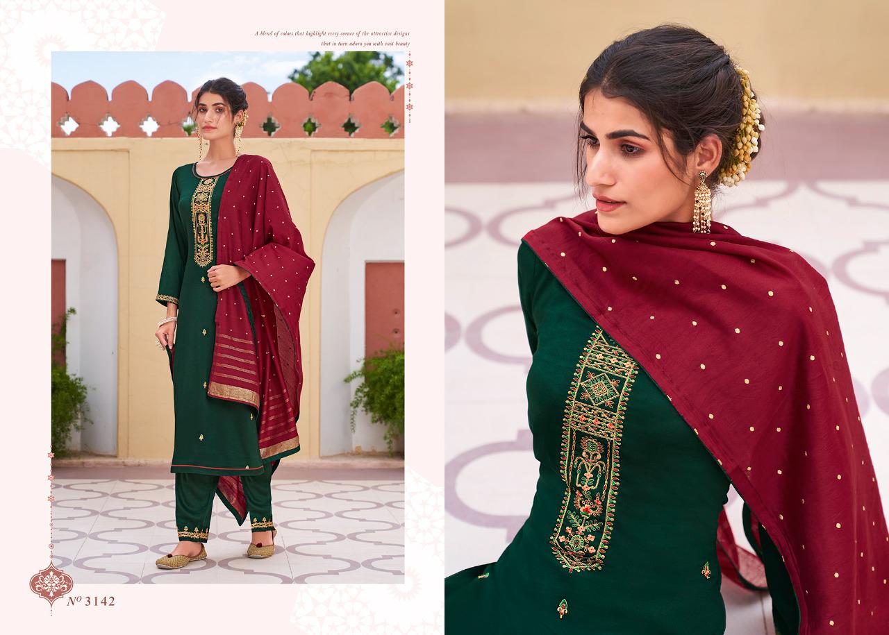 Rangoon Glory Designer Silk Festive Wear Readymade Catalog