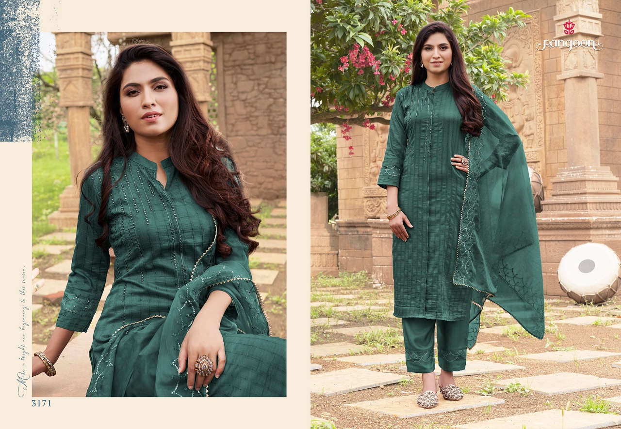 Rangoon Safron Festive Wear Ready Made Catalog