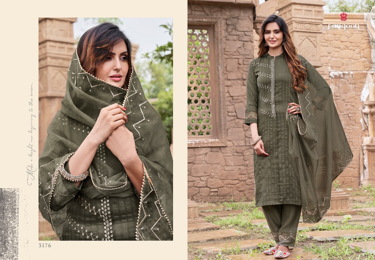 Rangoon Safron Festive Wear Ready Made Catalog