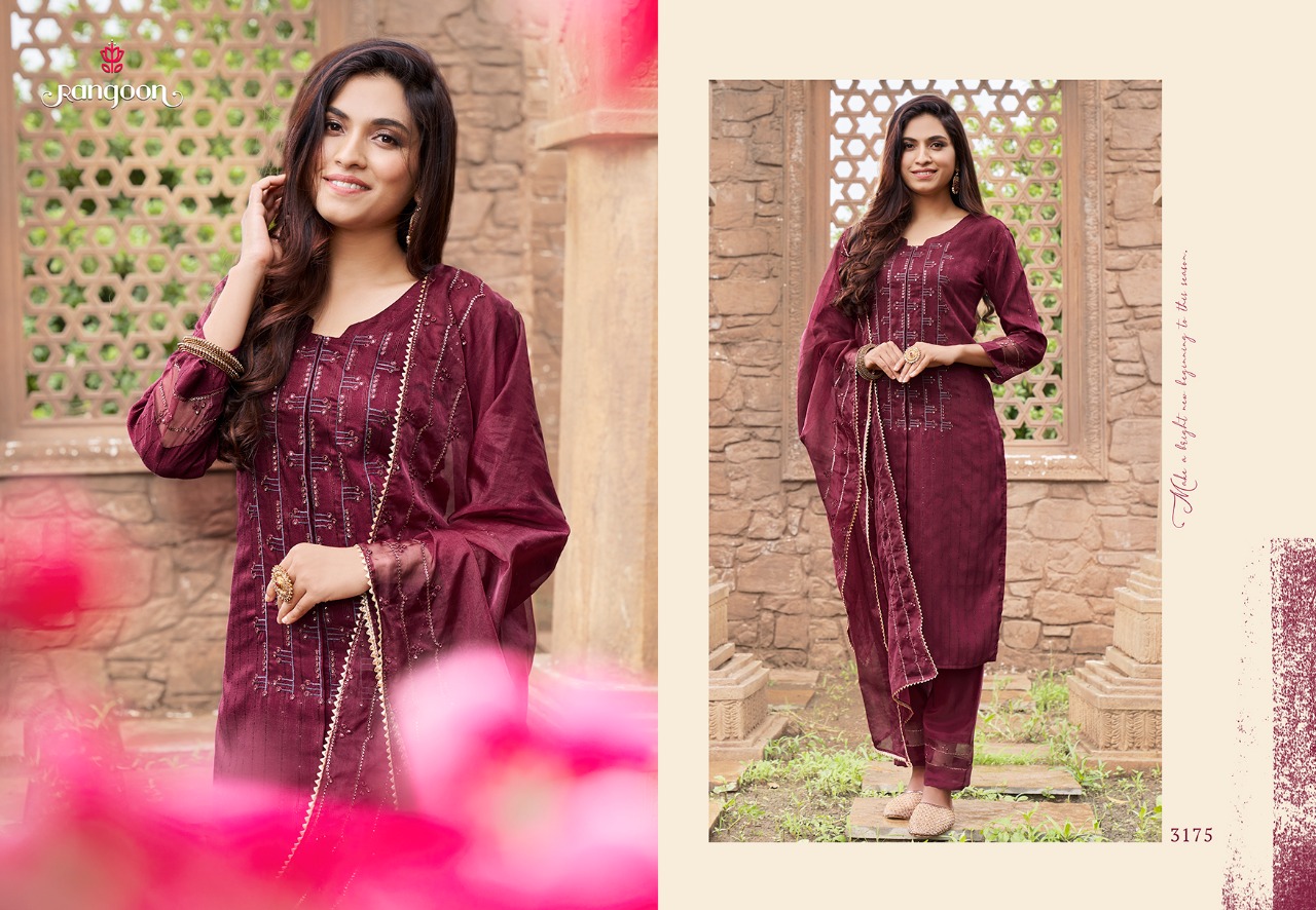 Rangoon Safron Festive Wear Ready Made Catalog