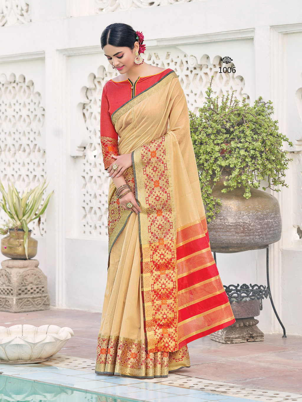 Sangam Matka Handloom Kadi Silk Sarees