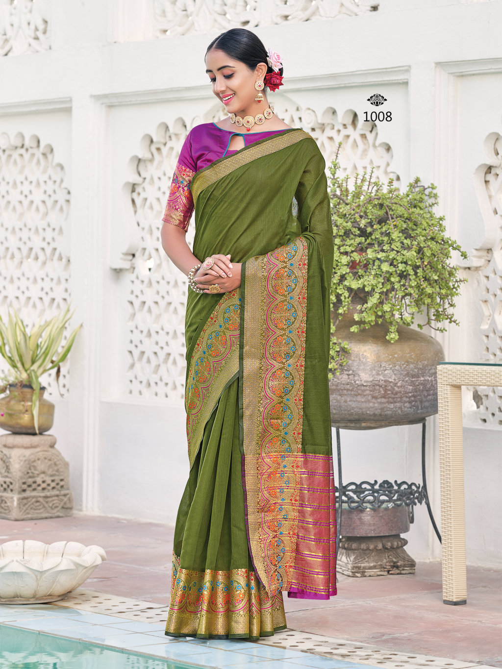 Sangam Matka Handloom Kadi Silk Sarees