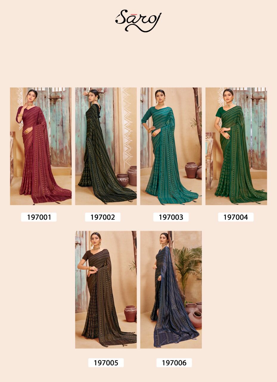 Saroj Haseen Designer Party Wear Saree Catalog Buy Best Wholesale Saree  Catalog
