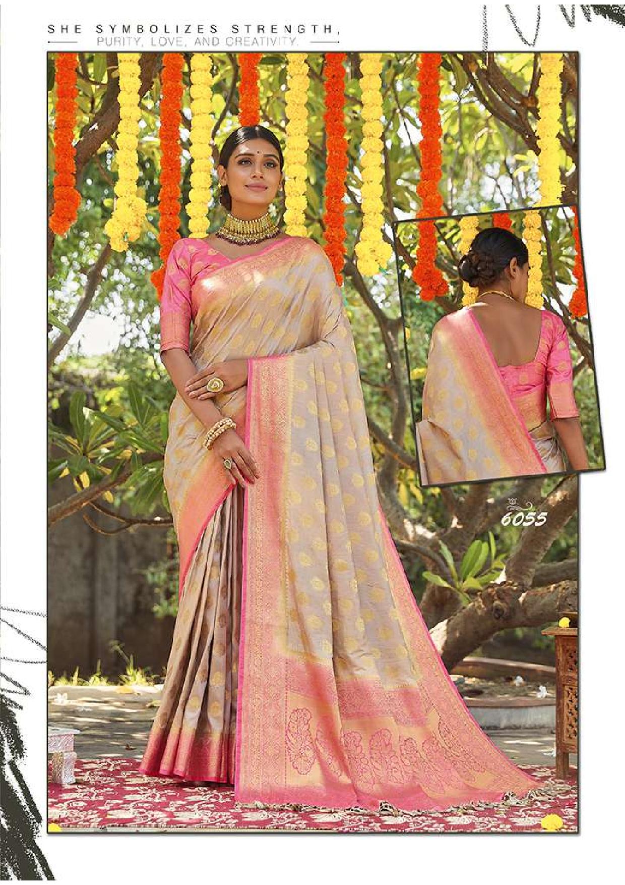 Shangrila Jyoti Festive Wear Silk Sarees Catalog