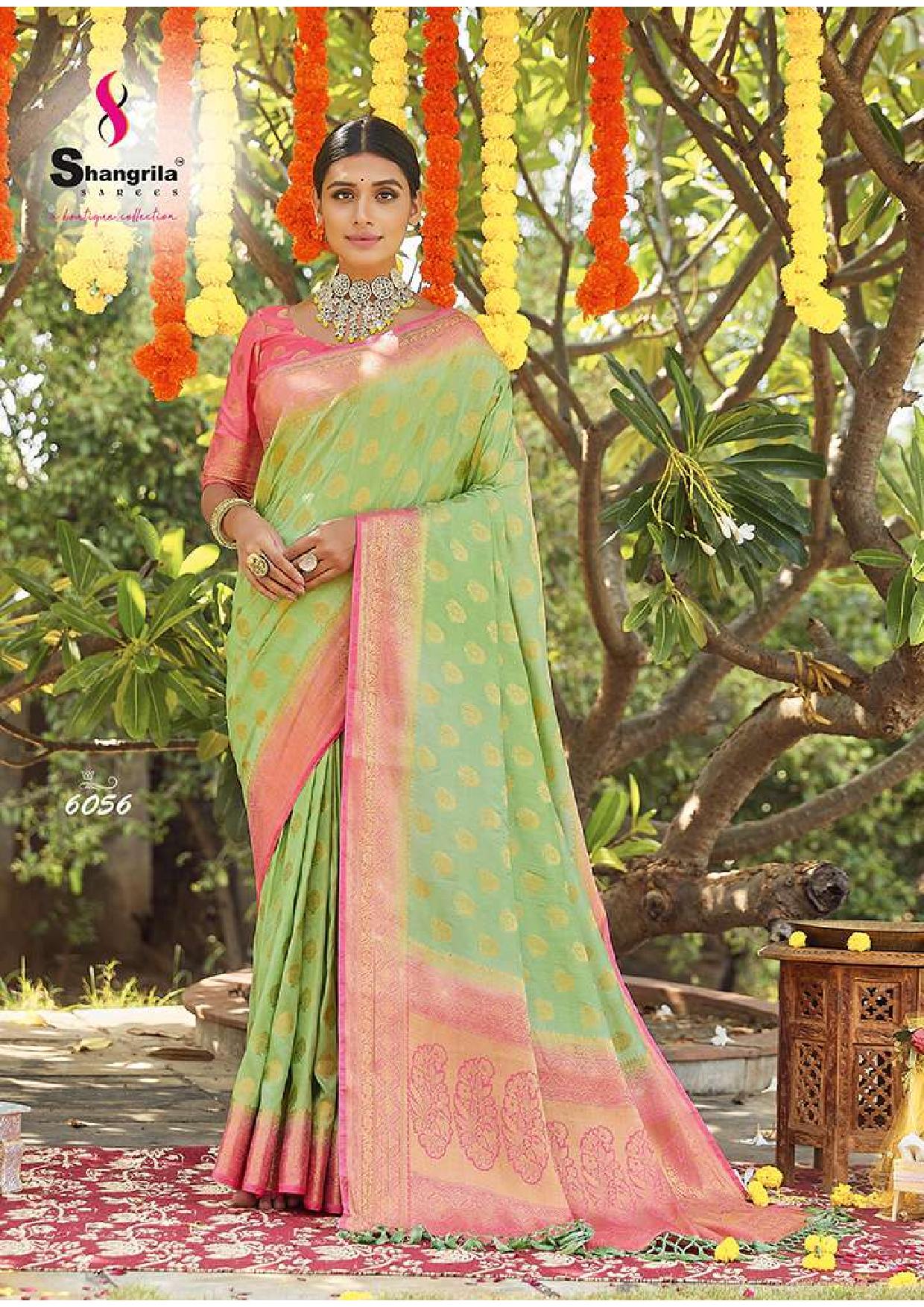 Shangrila Jyoti Festive Wear Silk Sarees Catalog