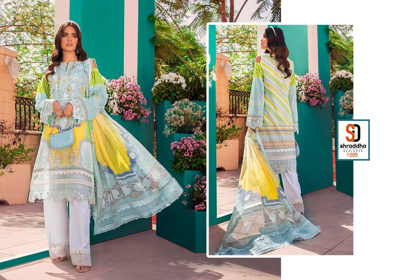Sharaddha Vintage Vol  6 Cotton Printed Pakistani Salwar Kameez Catalog