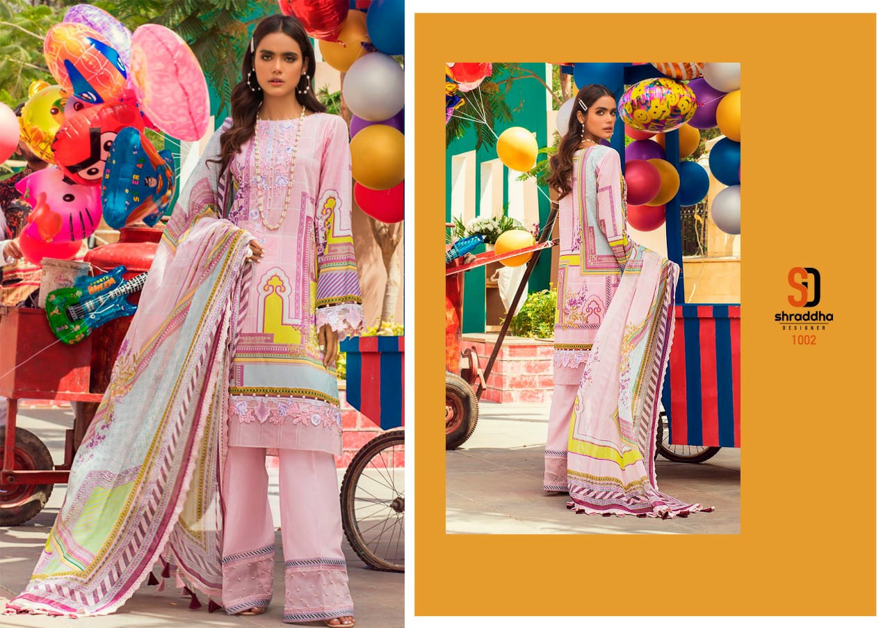 Sharaddha Vintage Vol  6 Cotton Printed Pakistani Salwar Kameez Catalog