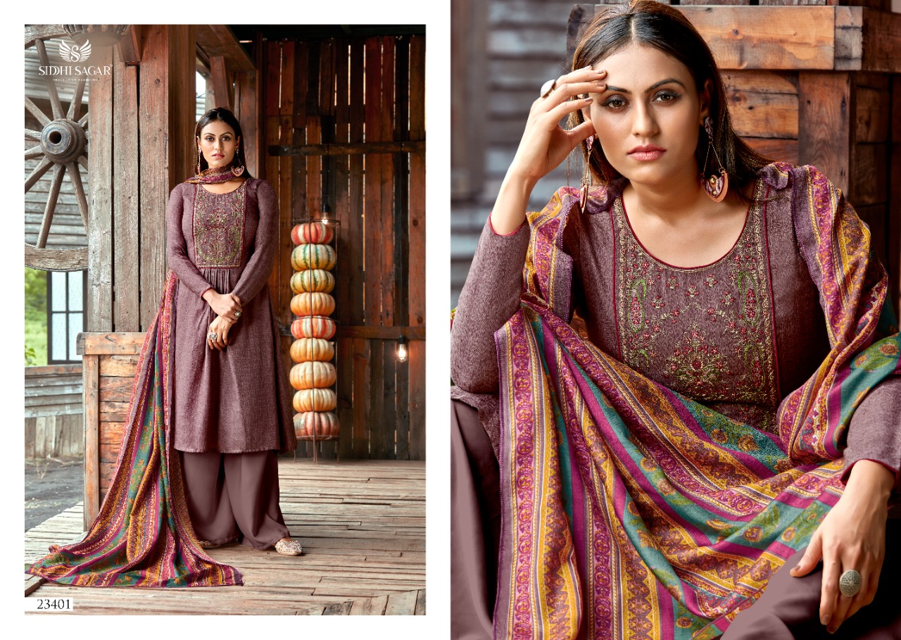 Siddhi Sagar Hansika Exclusive Pashmina Catalog