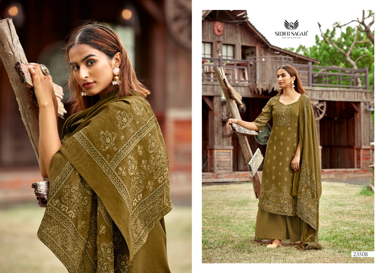 Siddhi Sagar Kashish Exclusive Wear Pashmina Collection