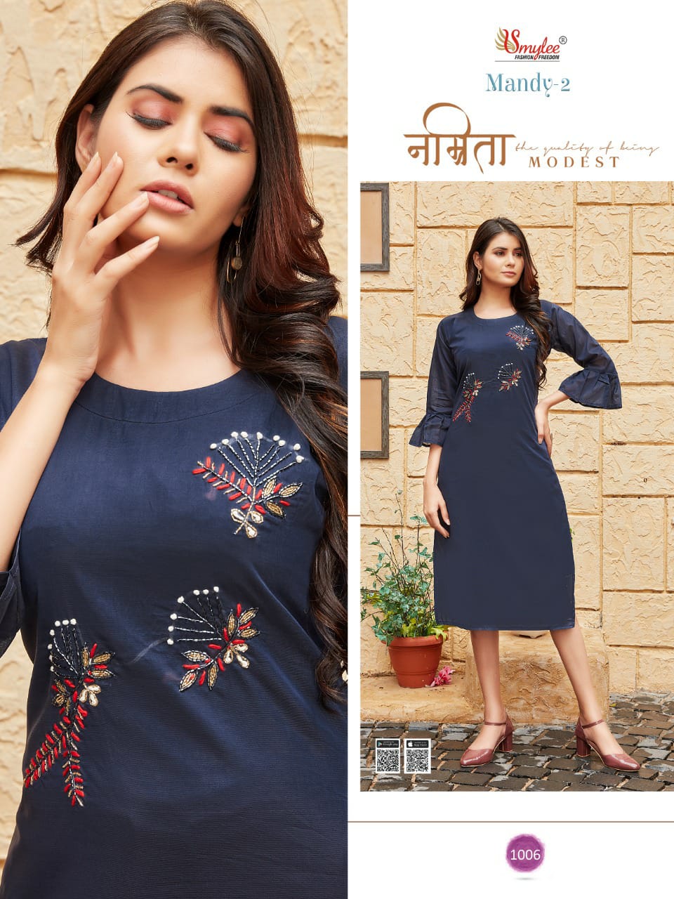 Smylee Mandy  Vol 2 Modal Silk Ethnic Wear Designer Kurti Catalog