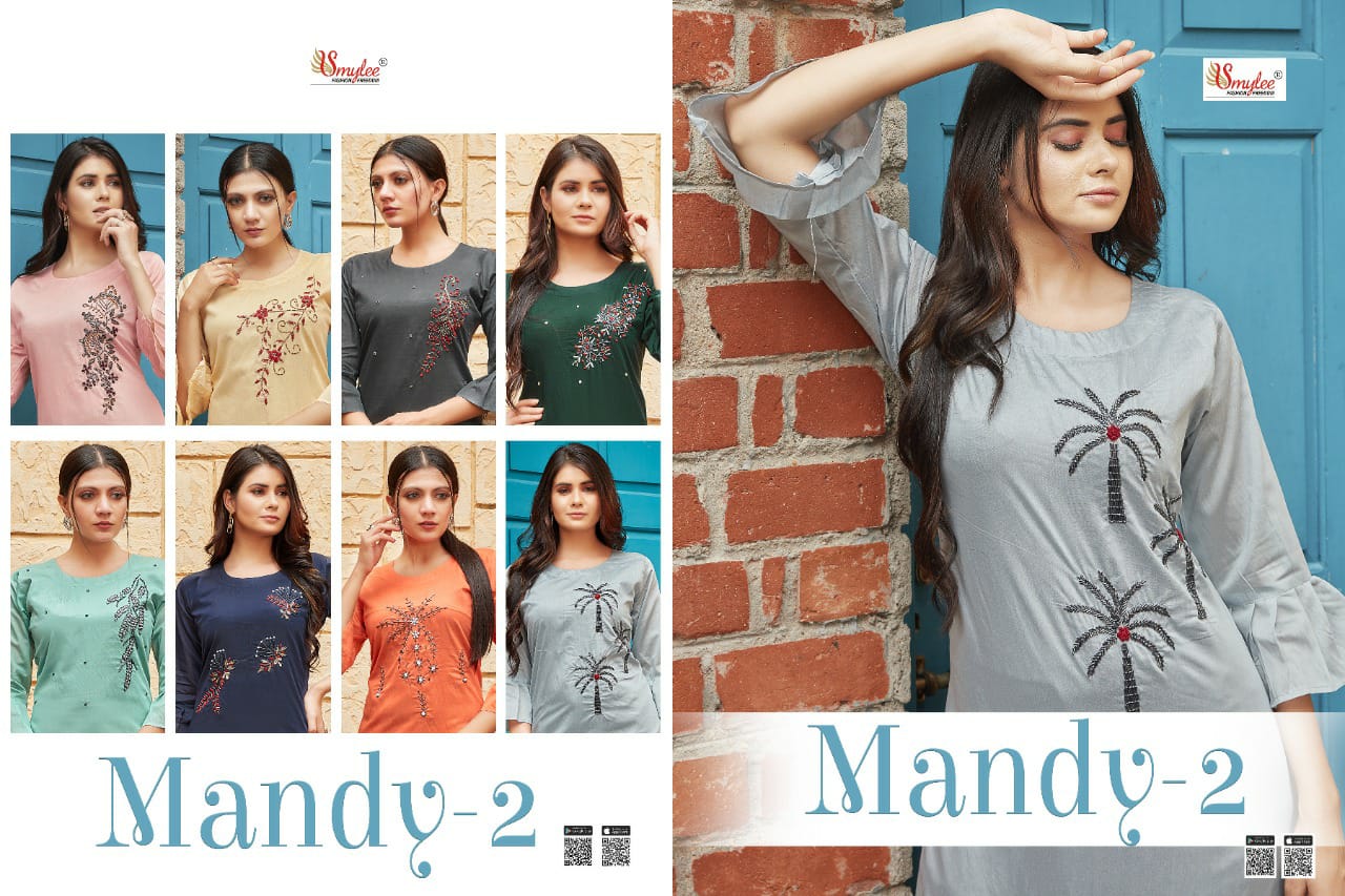 Smylee Mandy  Vol 2 Modal Silk Ethnic Wear Designer Kurti Catalog