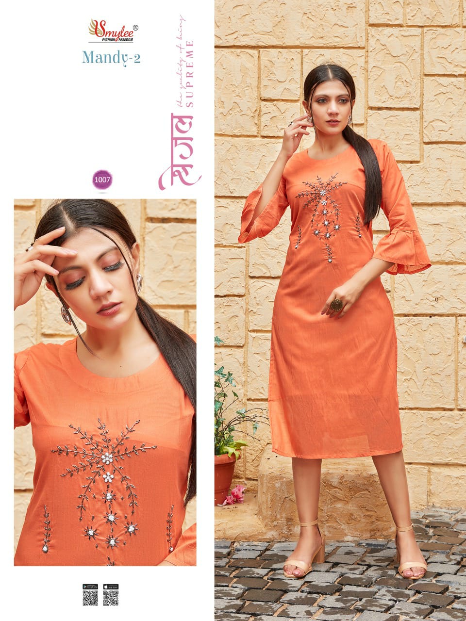 Smylee Mandy  Vol 2 Modal Silk Ethnic Wear Designer Kurti Catalog