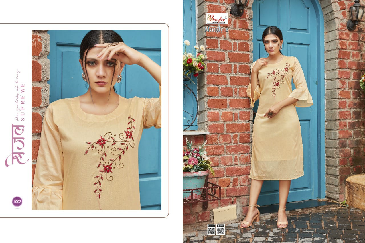 Smylee Mandy  Vol 2 Modal Silk Ethnic Wear Designer Kurti Catalog