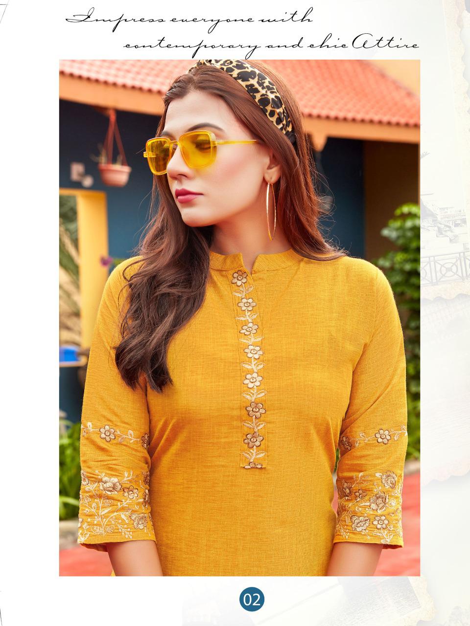 Smylee Muse Ethnic Wear Rayon Western Top Catalog