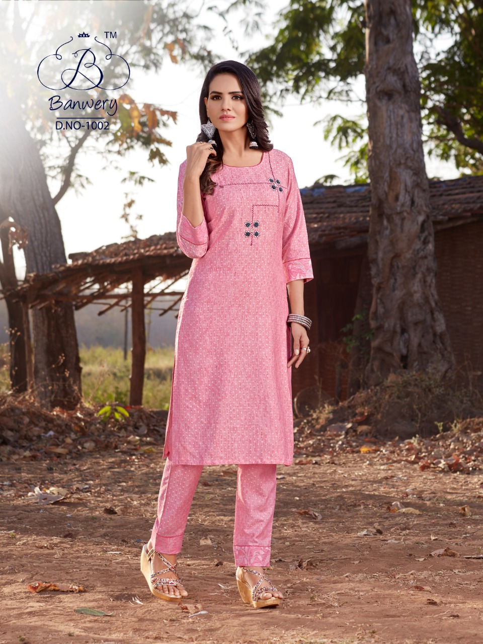 Banwery Presents Brand New Top Bottom Kurtis With Pants Catalog