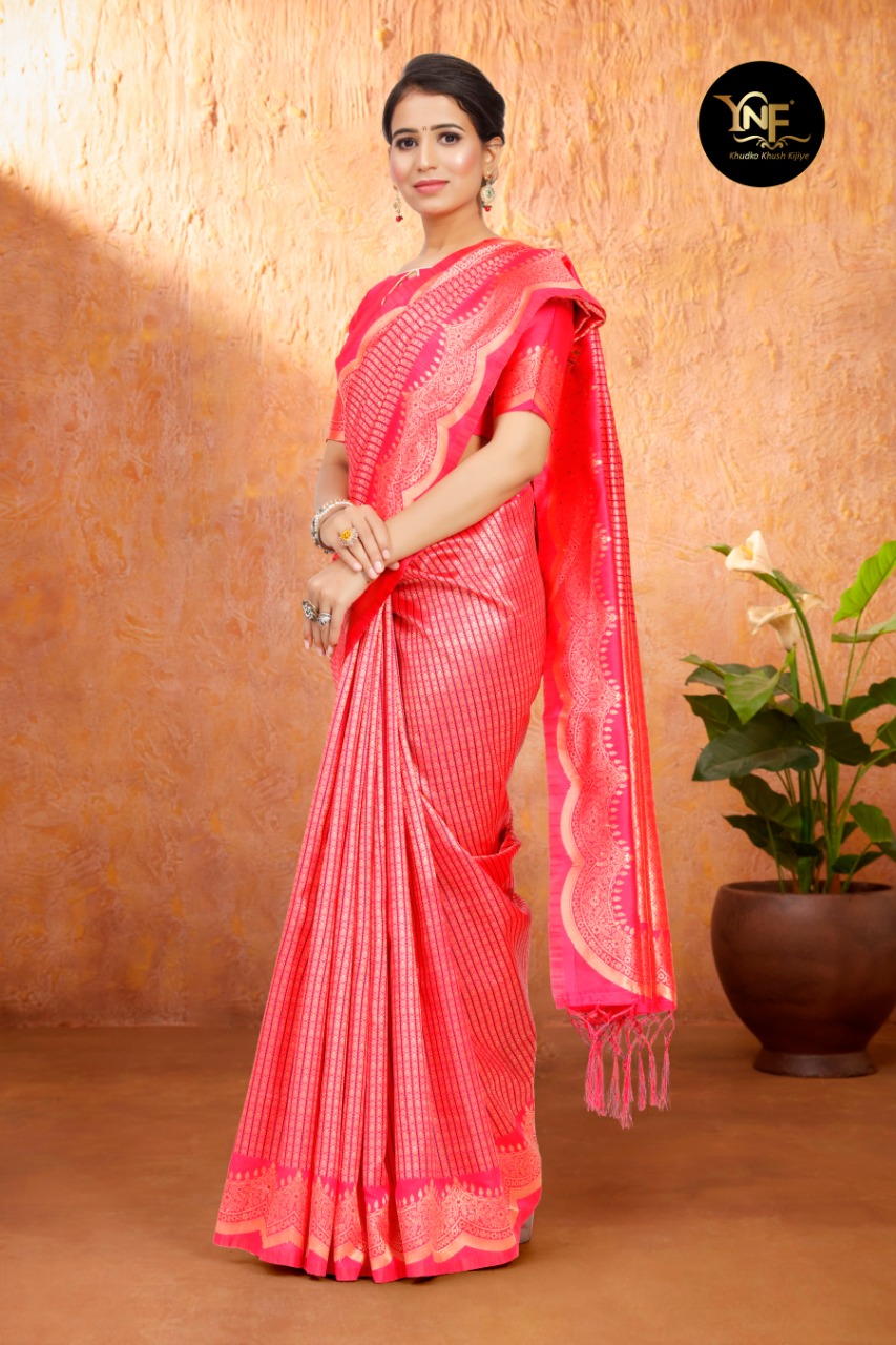 Ynf Tulsi Festive Wear Art Silk Saree Catalog