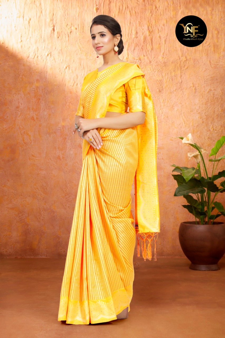 Ynf Tulsi Festive Wear Art Silk Saree Catalog