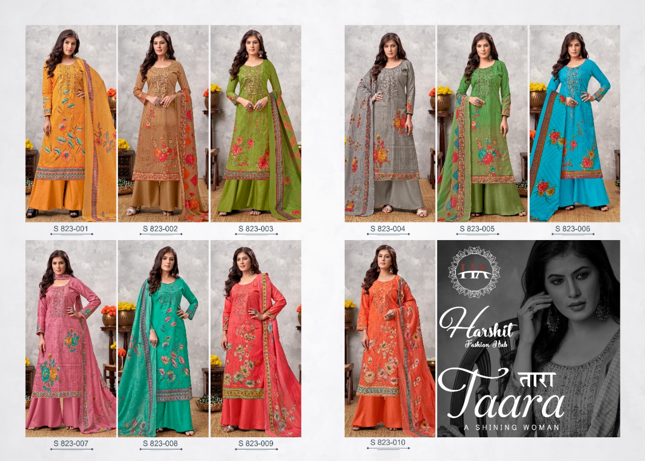 Harshit Taara Vol 3 Pure Cotton Digital Printed Designer Dress Material  Catalog