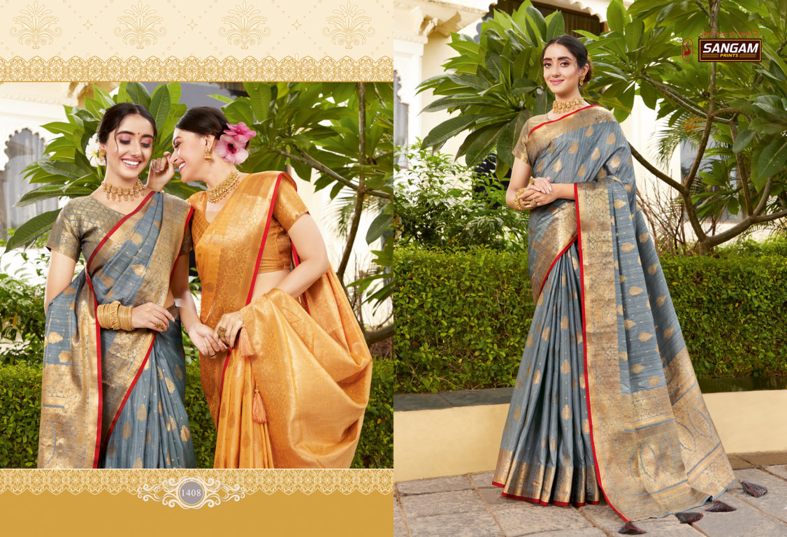 Sangam Presents Sakhi Saheli Designer Silk Saree Collection