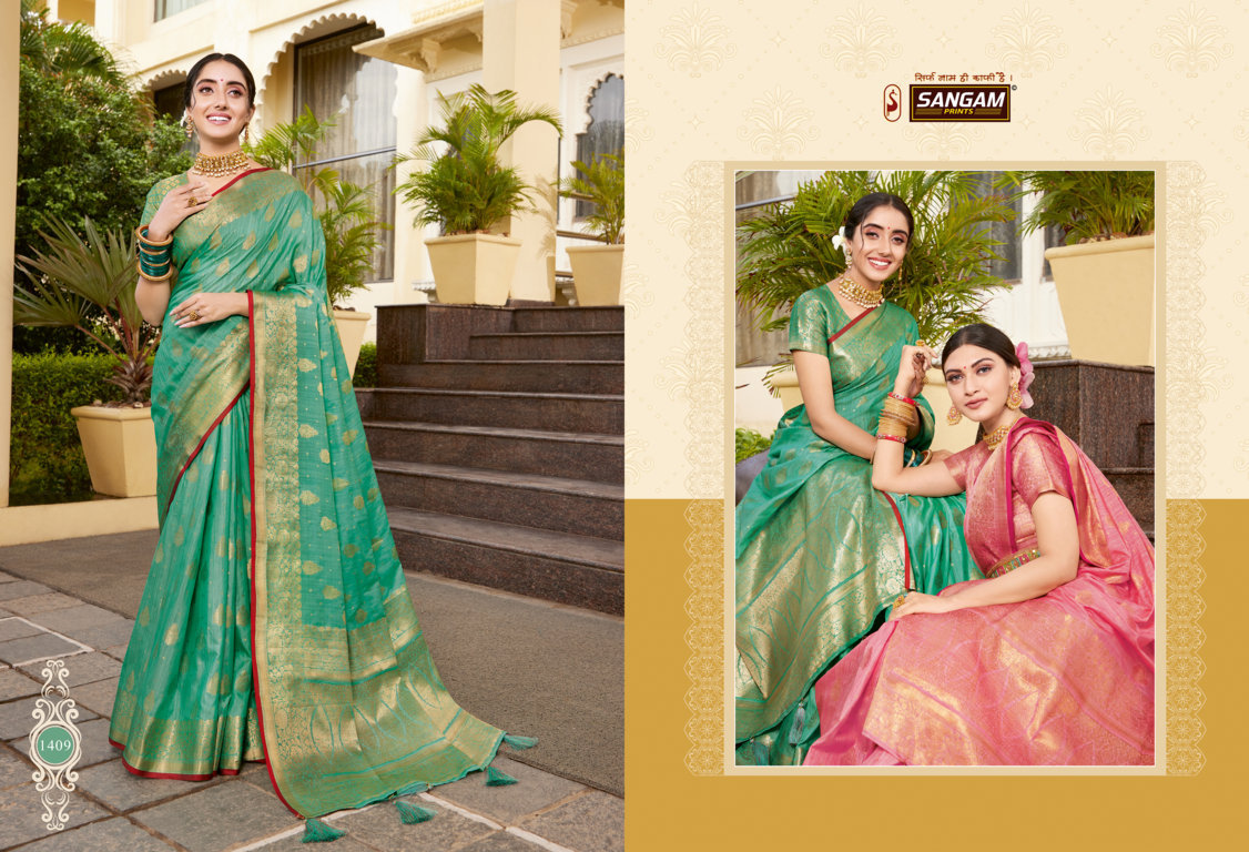 Sangam Presents Sakhi Saheli Designer Silk Saree Collection