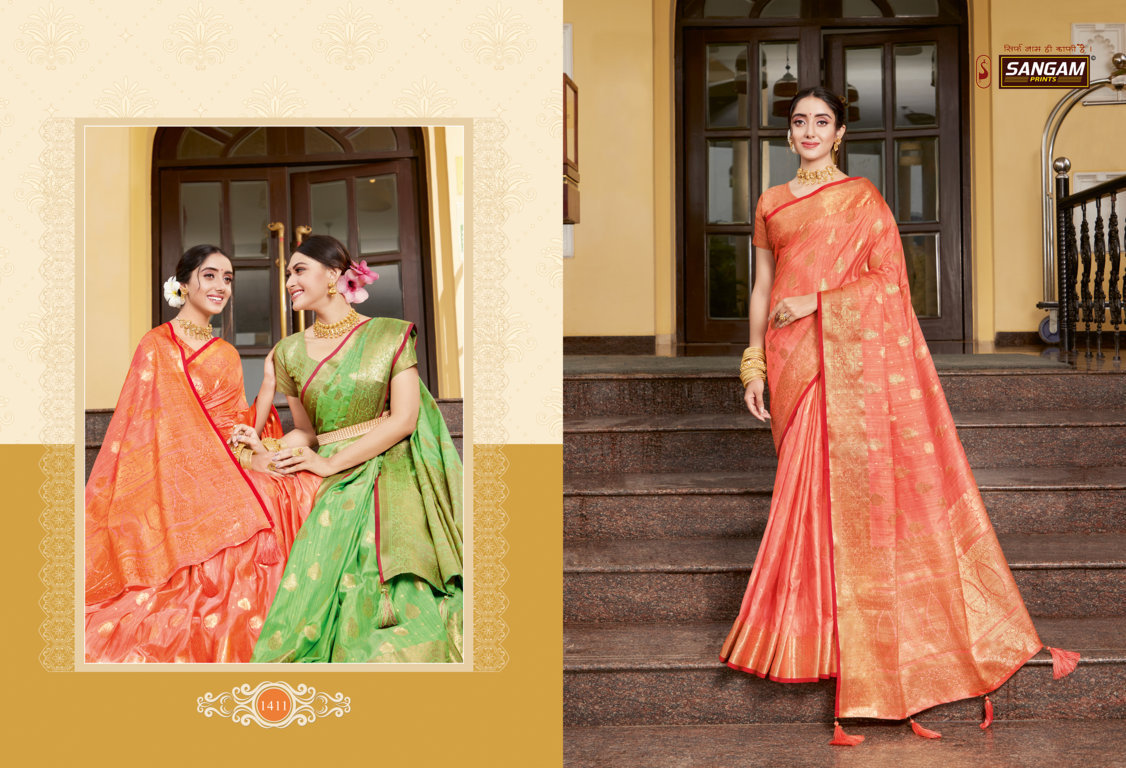 Sangam Presents Sakhi Saheli Designer Silk Saree Collection